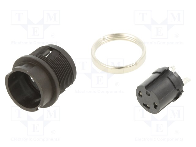 Socket; Connector: circular; 678; female; PIN: 3; unshielded; 7A