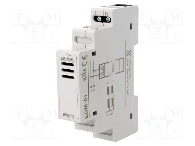 Signalling device; Mounting: DIN; IP20; 230VAC; 90x17.5x66mm