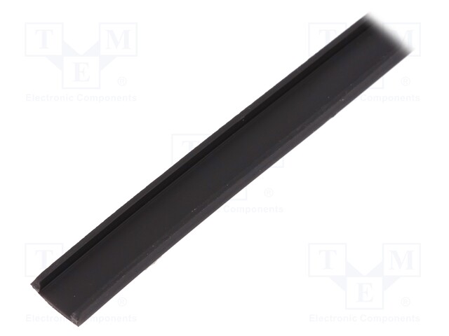 Protective channel; black; UL94V-0; Man.series: LFPC; 7mm