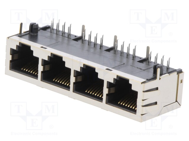 Socket; RJ45; PIN: 8; Cat: 5; Layout: 8p8c