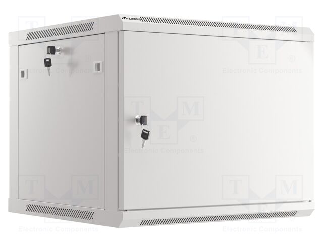 Enclosure: rack cabinet; Standard: 19"; 9U; grey; Z: 600mm; X: 600mm