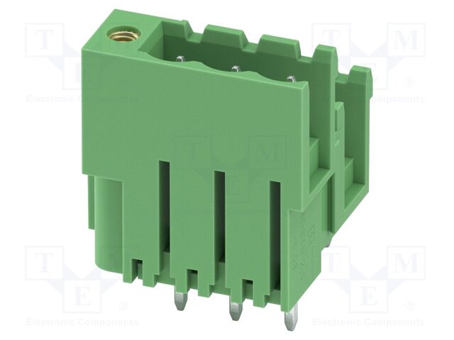 PCB headers, nominal cross section: 2.5 mm?, color: green, n