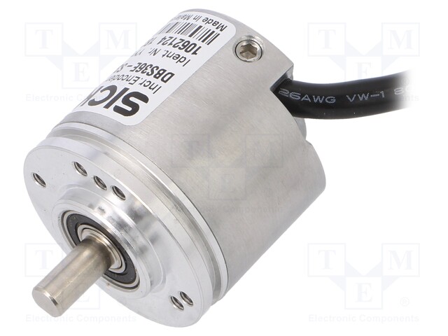 Encoder: incremental; Usup: 4.5÷5.5VDC; 2000imp/revol; shaft 6mm