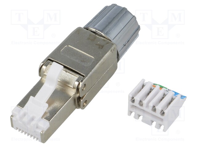 Plug; RJ45; Cat: Cat 8.1; shielded; Layout: 8p8c; 5÷8.5mm; RJ45 plug