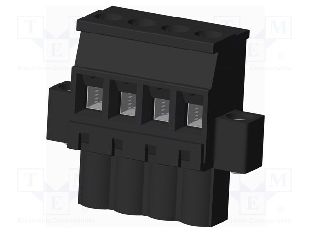 Connector: pluggable terminal block; plug; female; angled 90°