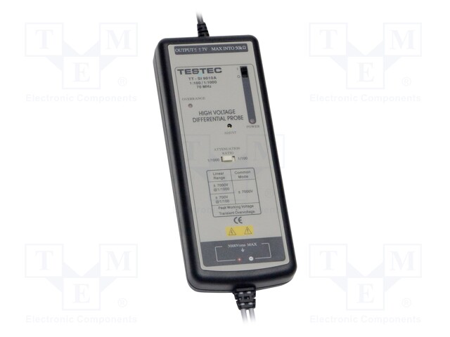 Oscilloscope probe; Band: ≤70MHz; Attenuator: 100: 1/1000: 1