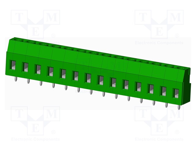 Connector: PCB terminal block; terminal; Plating: tinned; on PCBs
