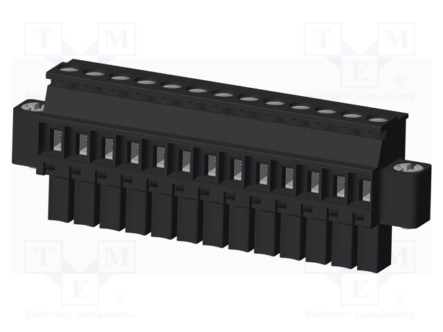 Connector: pluggable terminal block; plug; female; angled 90°