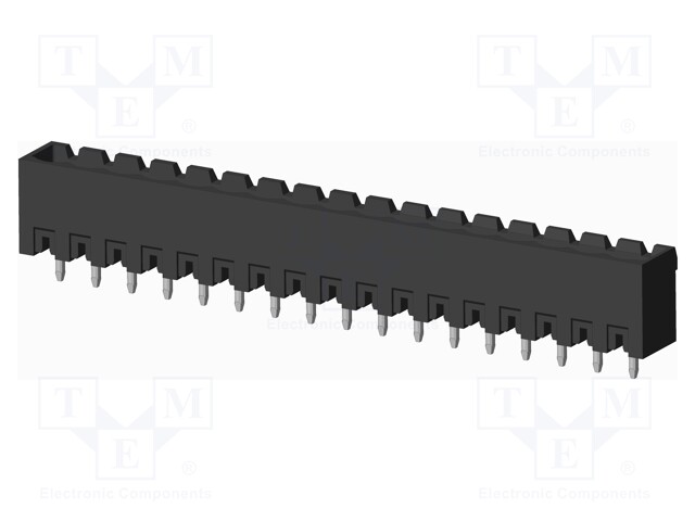 Connector: pluggable terminal block; socket; male; straight; THT