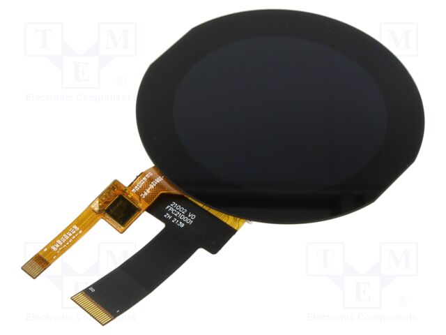 Display: TFT; 2.1"; 480x480; Illumin: LED; 53.28x53.28mm; 500cd/m2