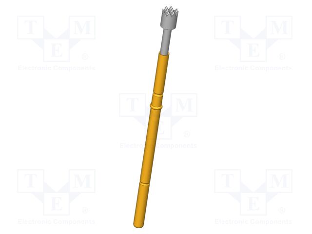 Test needle; Operational spring compression: 4mm; 8A; Ø: 2.5mm