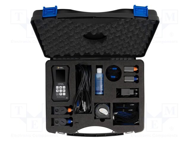 Meter: flow analyzer; colour,LCD 2,8"; ±32 m/s; USB; 1s÷12h