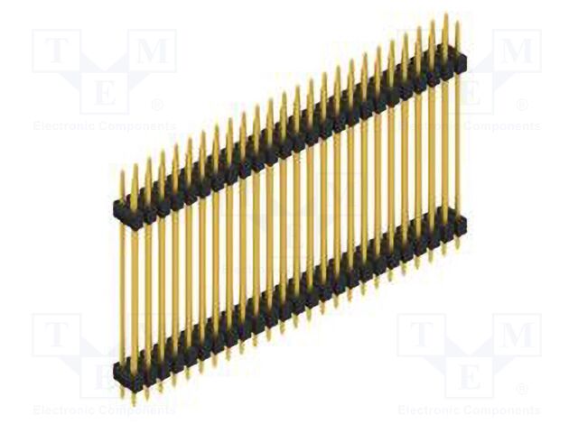 Connector: pin strips; pin header; male; PIN: 50; 2.54mm; THT; 2x25