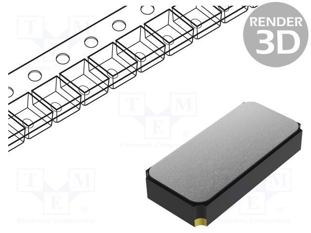 Resonator: quartz; 32768Hz; 9F; SMD; 1.2x2x0.6mm