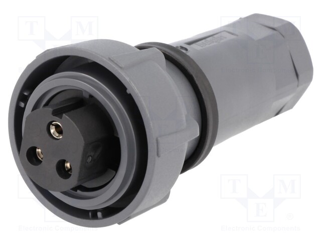 Connector: circular; plug; female; PIN: 3; Buccaneer 7000; UL94V-0