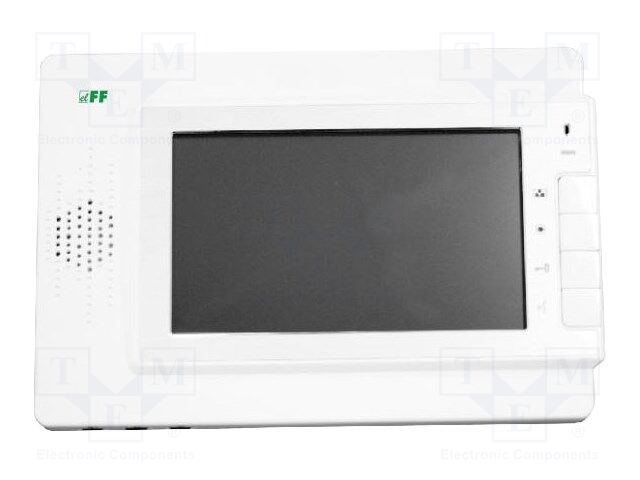 Video intercom; MK; wall mount; 14.5VDC; white; 7"; Touchpad: none