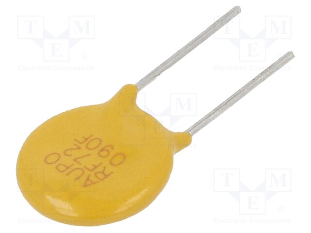 Fuse: PTC polymer; 900mA; RF72