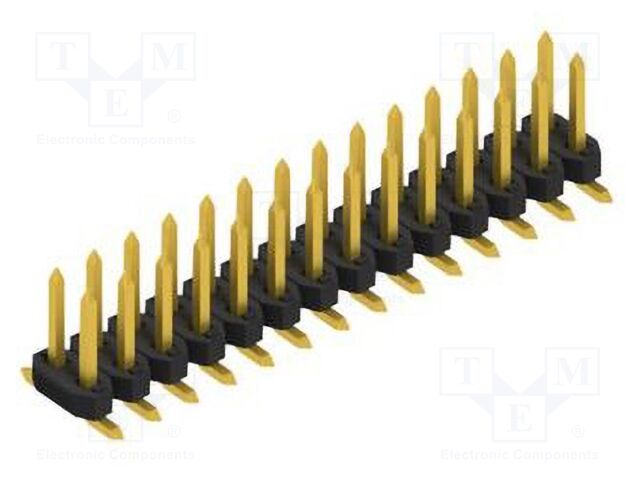 Connector: pin strips; pin header; male; PIN: 28; 2mm; SMT; 2x14