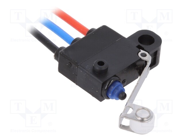 Microswitch SNAP ACTION; with lever (with roller); SPDT; Pos: 2