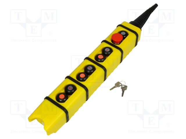 Control station; Man.series: KS; -20÷70°C; IP65; No.of butt: 8