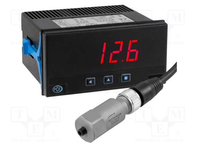 Meter: programmable; digital,programmable; on panel; LED; 4 digit