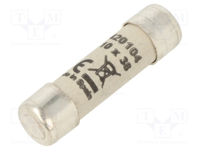 Fuse: fuse; gG; 4A; 500VAC; 250VDC; ceramic,cylindrical,industrial