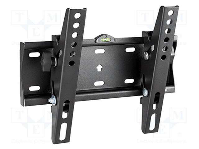 Holder; for wall mounting; 30kg; 23÷42"; black