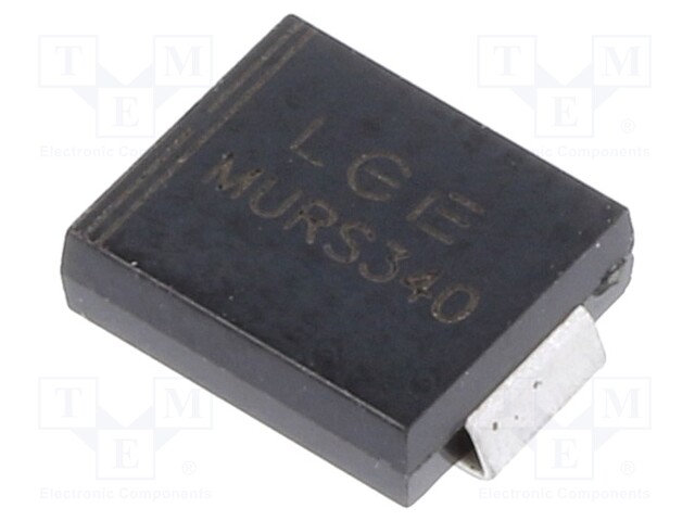 Diode: rectifying; SMD; 400V; 3A; 50ns; Package: reel,tape; SMC