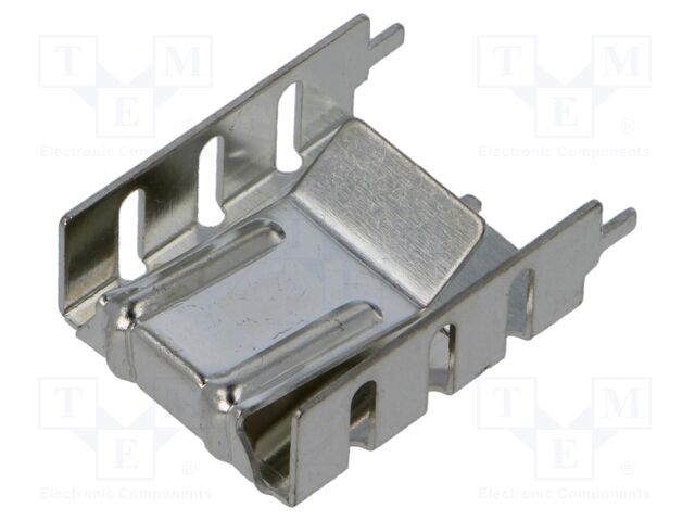 Heatsink: extruded; U; L: 27.96mm; W: 22mm; H: 9.52mm; copper