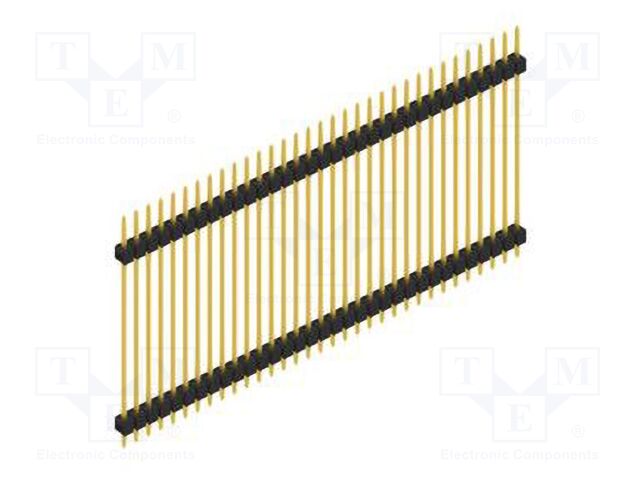 Connector: pin strips; pin header; male; PIN: 33; 2.54mm; THT; 1x33