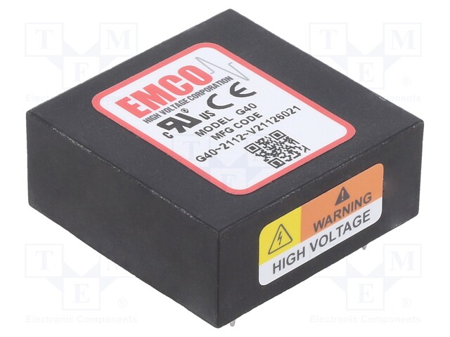 Isolated Board Mount DC/DC Converter, 1 Output, 1.5 W, 4 kV, 370 µA