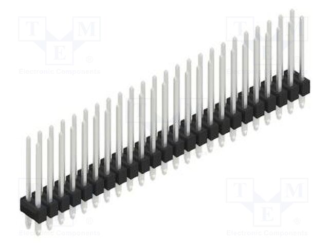 Connector: pin strips; pin header; male; PIN: 48; 2.54mm; THT; 2x24