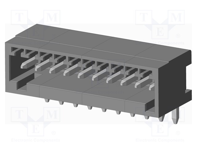 Connector: pluggable terminal block; socket; male; on PCBs