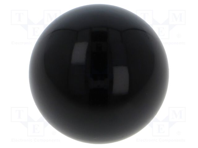 Ball knob; Ø: 25mm; Int.thread: M6; duroplast PF