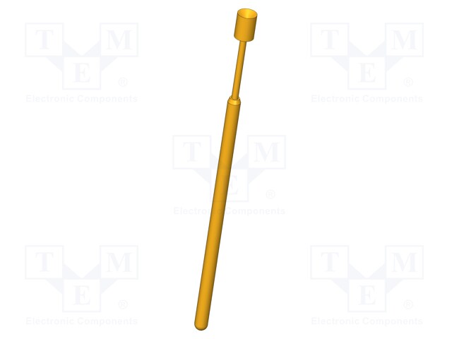 Test needle; Operational spring compression: 4mm; 4A; Ø: 1.5mm