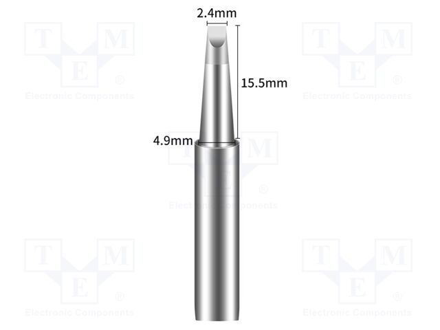 Tip; chisel; 2.4mm; for soldering station; BK969