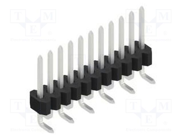 Connector: pin strips; pin header; male; PIN: 11; 1.27mm; SMT; 1x11