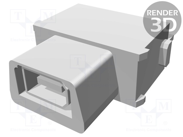 Connector: HAN; module; female; Han Modular FireWire; straight