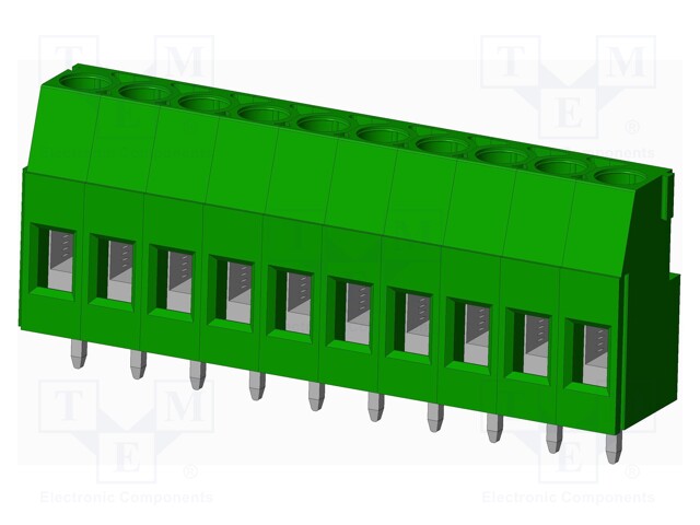 Connector: PCB terminal block; terminal; Plating: tinned; on PCBs