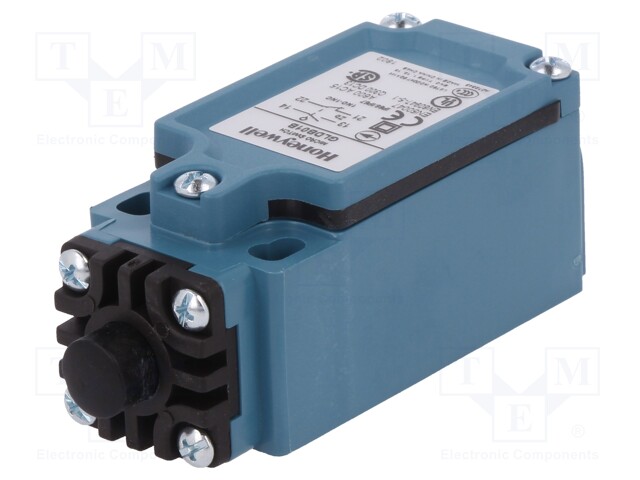 Limit switch; pin plunger Ø10mm; NO + NC; 6A; max.600VAC; PG13,5