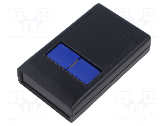 Enclosure: with panel; SQUID1; X: 60mm; Y: 100mm; Z: 21mm; ABS; black