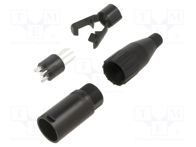 METAL PLUG STR CORD      5 PIN