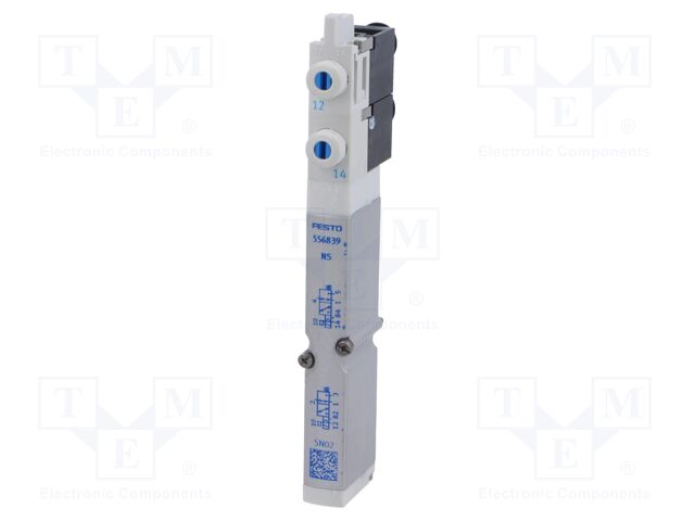 Electromagnetic valve; -0.9÷8bar; 2x3/2 NO monostable; IP65