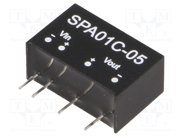 Converter: DC/DC; 1W; Uin: 36÷75V; 5VDC; Iout: 20÷200mA; SIP6; 3g