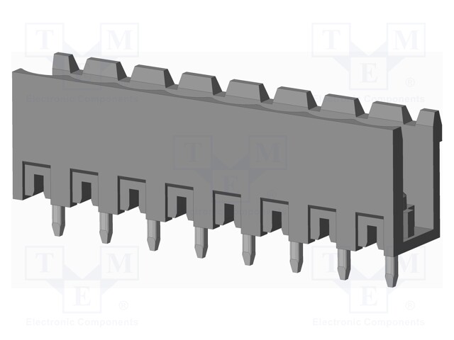 Connector: pluggable terminal block; socket; male; on PCBs