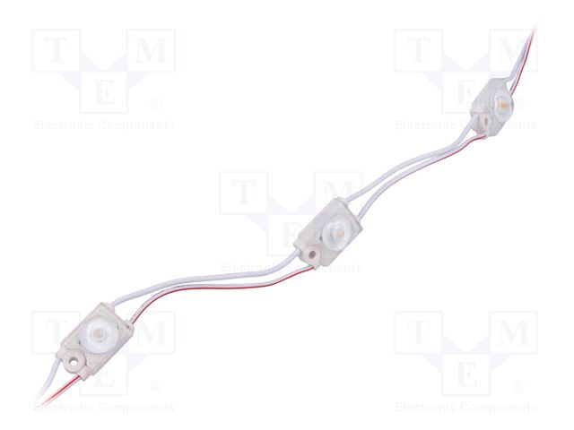 LED; white warm; 3000K; 58lm; 175°; No.of diodes: 1; 11x16x26mm