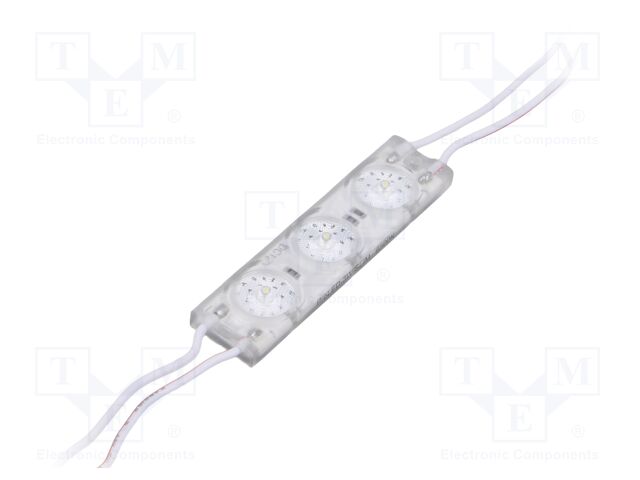 LED; white; 6500K; 1.08W; 165lm; IP66; 165°; No.of diodes: 3; 2835