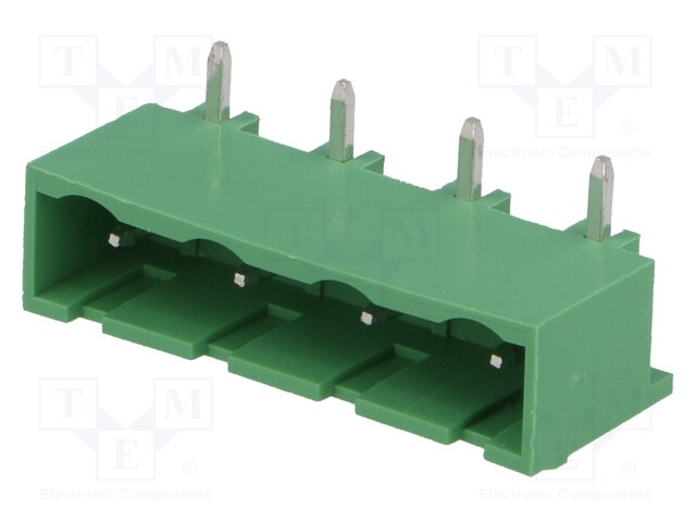 Pluggable terminal block; Contacts ph: 7.5mm; ways: 4; angled 90°