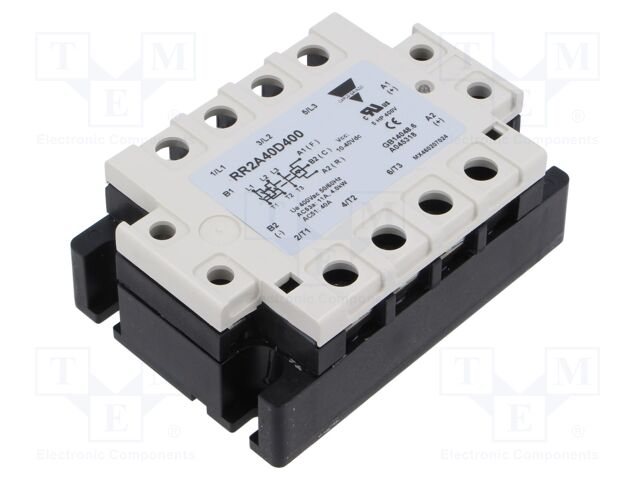 Relay: solid state; Ucntrl: 10÷40VDC; 11A; 40÷440VAC; -20÷80°C