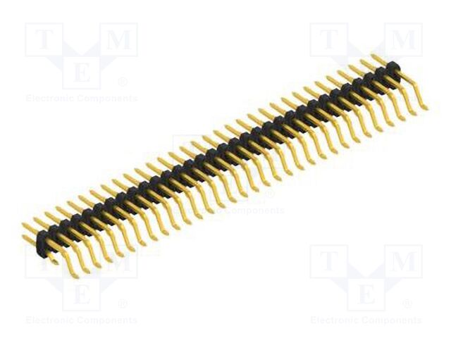 Connector: pin strips; pin header; male; PIN: 64; 2mm; SMT; 2x32
